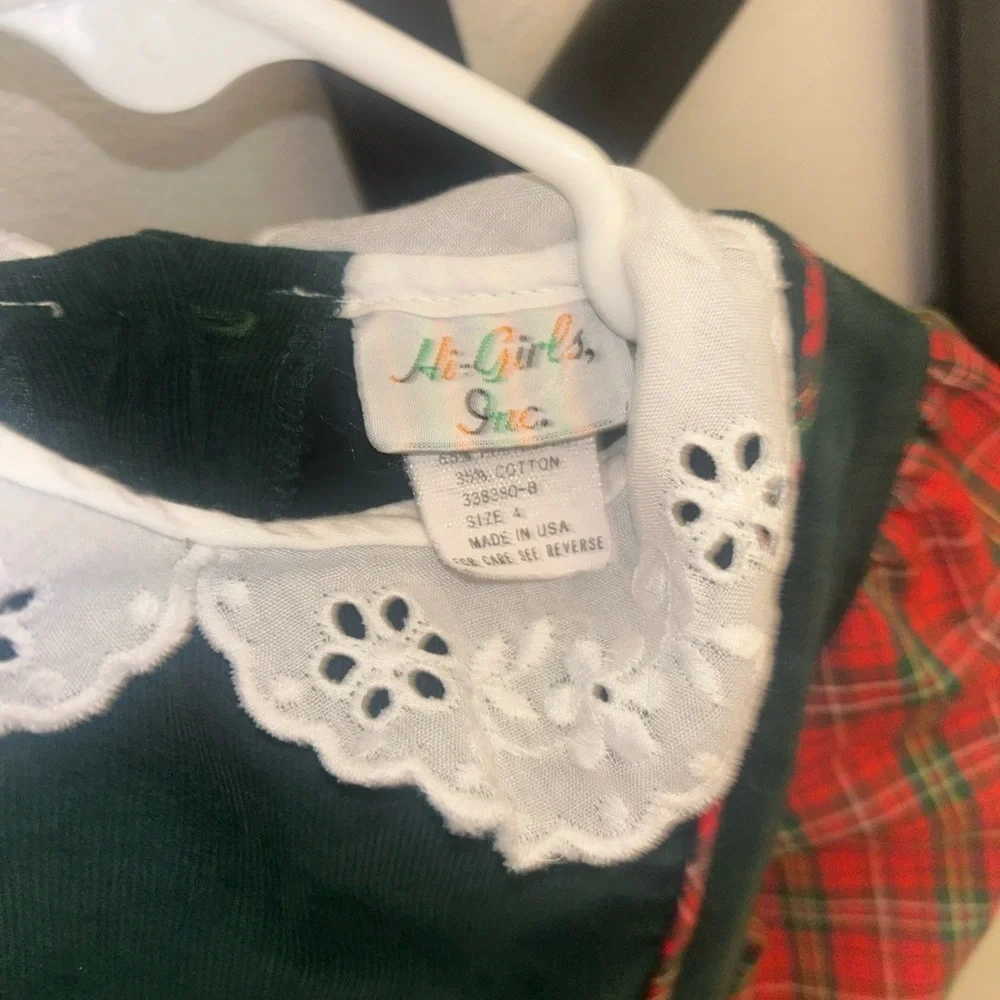 Vintage Hi Girls Inc holiday dress size 4 - Picture 4 of 6